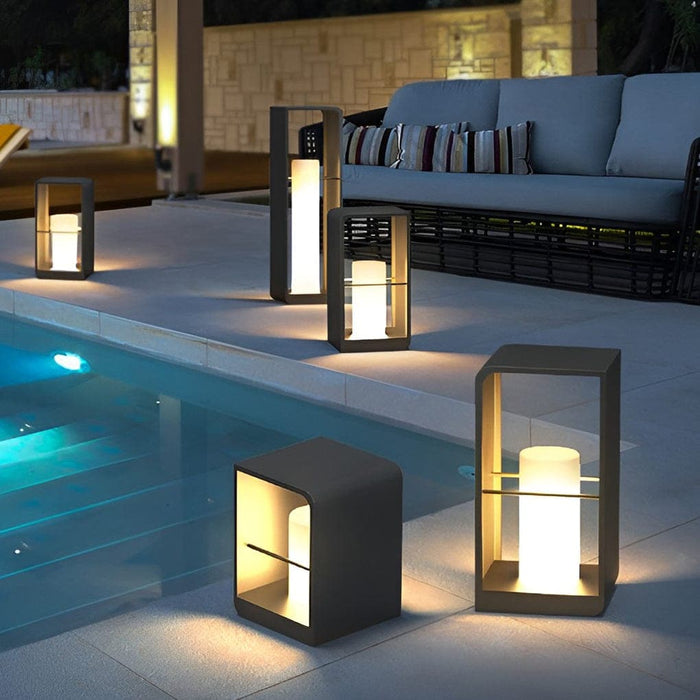 Durable Stainless Steel Solar Pathway Lights with Warm LED for Garden Decoration, Weather-Resistant, Minimalist Design for Romantic Ambiance-ErisView-4