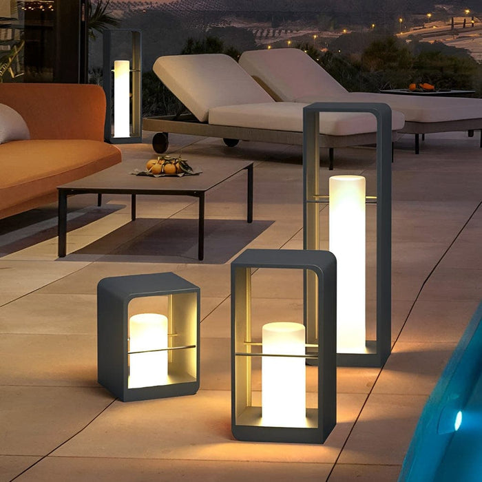 Durable Stainless Steel Solar Pathway Lights with Warm LED for Garden Decoration, Weather-Resistant, Minimalist Design for Romantic Ambiance-ErisView-6