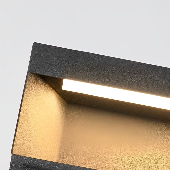 Durable Stainless Steel Solar Pillar Light with High-Color Rendering LED, Tempered Glass Lampshade, Waterproof for Deck, Fence, Porch, and Garden-ErisView-8