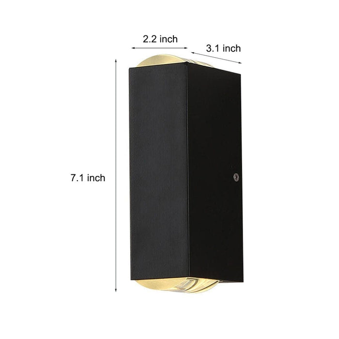 Durable Waterproof Outdoor Wall Light with Die-Cast Aluminum, Bright LED, High Color Rendering, Ideal for Gardens, Villas, Parks, and Squares-ErisView-11