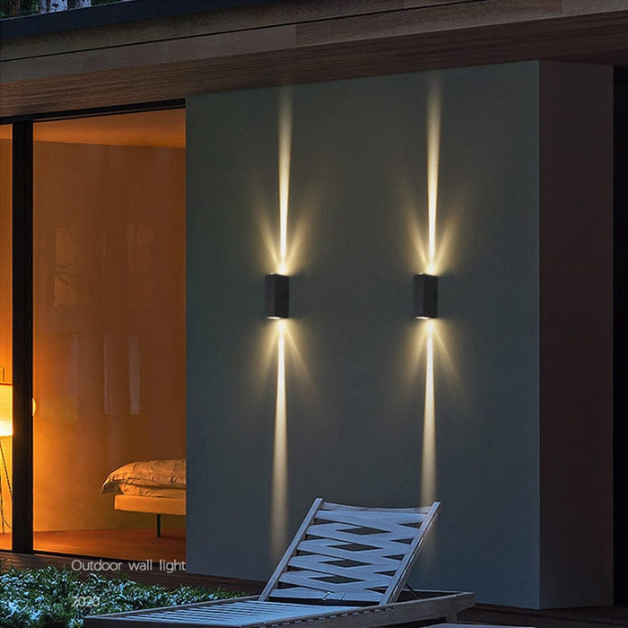Durable Waterproof Outdoor Wall Light with Die-Cast Aluminum, Bright LED, High Color Rendering, Ideal for Gardens, Villas, Parks, and Squares-ErisView-2