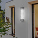 Durable and Stylish Rectangular Resin Wall Sconce for Outdoor Lighting, Weatherproof Exterior Light for Garage, Garden, Courtyard, and More-ErisView-12