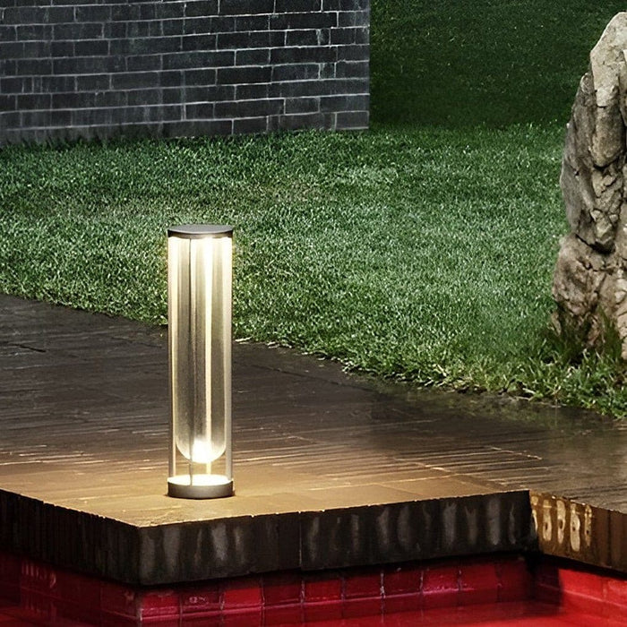 Elegant Minimalist Outdoor Pathway Light, Durable Aluminum and Glass Construction, Perfect for Yard Decoration and Landscape Lighting-ErisView-10