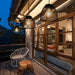 Elegant Solar-Powered Rattan Chandelier for Outdoor Garden Decor, Automatic Day/Night Operation, Easy Installation, 6-8 Hours Illumination-ErisView-4