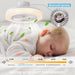Enclosed LED Ceiling Fan with Light and Bluetooth Speaker, Dimmable RGB Ceiling Fan with Remote Control for Kids' Rooms Bedroom -4-ErisView