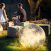 Exquisite Fiberglass Moon Outdoor Light, Perfect for Gardens, Lawns, Courtyards, and Balconies, Available in Three Sizes for Stunning Decor-ErisView-10