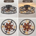 Farmhouse Ceiling Fan with Lights Remote, Reversible Flush Mount Low Profile Ceiling Fan, Bladeless Rustic Boho Caged Ceiling Fan Light Fixture-5-ErisView