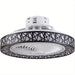 Flush Mount Bladeless Ceiling Fan with LED Light, Enclosed Ceiling Fan Lamp with for Living Room Bedroom-ErisView