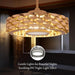 Flush Mount Bladeless Ceiling Fan with Light and Remote Wi-Fi Connect, Low Profile Flush Mount Ceiling Fan for Bedroom Living Room-12-ErisView