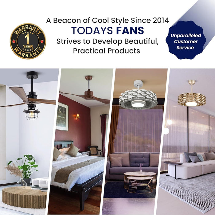 Flush Mount Bladeless Ceiling Fan with Light and Remote Wi-Fi Connect, Low Profile Flush Mount Ceiling Fan for Bedroom Living Room-15-ErisView