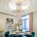 Gold Empire Crystal Chandelier, Luxury Chandelier for Dining Room-ErisView