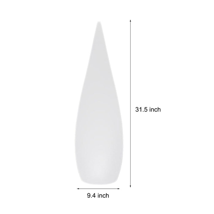 Water Drop LED Waterproof Rechargeable Solar Powered Modern Floor Lamps