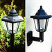 Hexagonal Lantern Solar Outdoor Light, LED Solar Sconce Wall Lamp for Garden Decor, Waterproof Outdoor Solar Street Light, Set of 2-ErisView