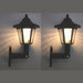 Hexagonal Wall Mount Solar Outdoor Light, LED Solar Sconce Wall Lantern Lamp, Outdoor Solar Street Light for Patio Porch Garden Decor-ErisView