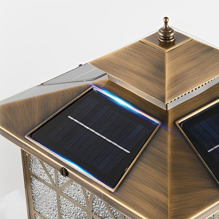 High-Efficiency Solar Fence Post Lights with Fast Charging, Adjustable Colors, and Waterproof Design for Outdoor Decks, 12 Hours Runtime-ErisView-6