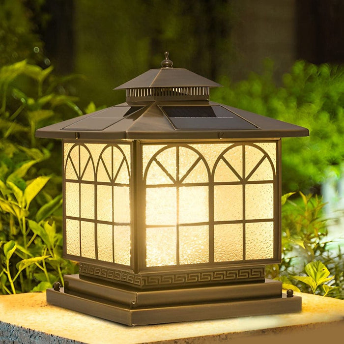 High-Efficiency Solar Fence Post Lights with Fast Charging, Adjustable Colors, and Waterproof Design for Outdoor Decks, 12 Hours Runtime-ErisView-9