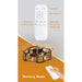 Indoor Cage Ceiling Fan with Dimmable Light and Remote Control-2-ErisView