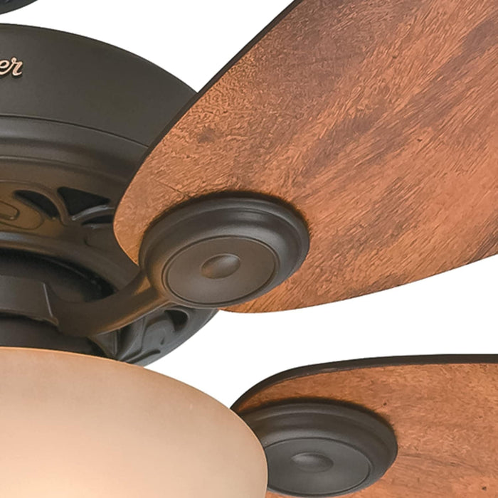  Indoor Ceiling Fan with LED Light and Pull Chain Control, Bronze Ceiling Fan, Ceiling Hugger Ceiling Fans-8-ErisView