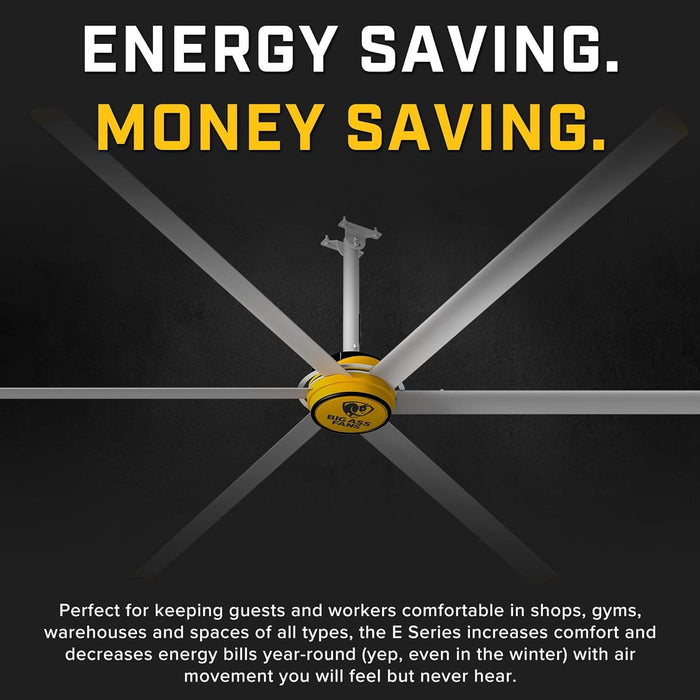 Indoor Commercial Residential Ceiling Fan with Wired Wall Control -4-ErisView