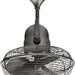 Indoor Outdoor 90¡ã Oscillating Ceiling Fan with Wall Control, Brushed Nickel Ceiling Fan, Flush Mount Wall Mount Fan-4-ErisView