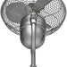 Indoor Outdoor 90¡ã Oscillating Ceiling Fan with Wall Control, Brushed Nickel Ceiling Fan, Flush Mount Wall Mount Fan-5-ErisView
