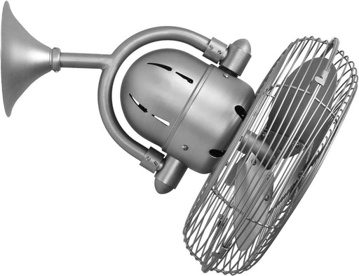 Indoor Outdoor 90¡ã Oscillating Ceiling Fan with Wall Control, Brushed Nickel Ceiling Fan, Flush Mount Wall Mount Fan-1-ErisView