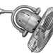 Indoor Outdoor 90¡ã Oscillating Ceiling Fan with Wall Control, Brushed Nickel Ceiling Fan, Flush Mount Wall Mount Fan-1-ErisView
