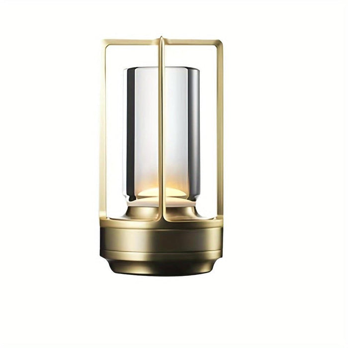 Indoor/Outdoor Portable Lantern Table Lamp, Dimming Cordless LED Table Lamp, Small Desk Lamp for Restaurant Bedroom Bar Coffee Camping ErisView