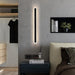 Indoor Outdoor Long Wall Light, Modern Black LED Wall Lamp, Waterproof Outdoor Strip Sconces Wall Lighting, Morden Exterior Wall Mount Light Fixture ErisView