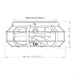 Industrial Ceiling Fan with Light and Remote, Flush Mount Ceiling Fan with Cage for Hallway Living Room Dining Room-ErisView