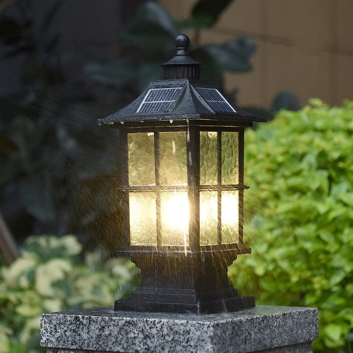 Intelligent Solar Motion Sensor Outdoor Light with High Brightness LED, Thickened Glass Lampshade, and Fast-Charging Solar Panels for Energy Efficiency-ErisView-13