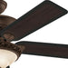 Italian Countryside Indoor Ceiling Fan with LED Light and Pull Chain Control, Hugger Ceiling Fan with Light-9-ErisView