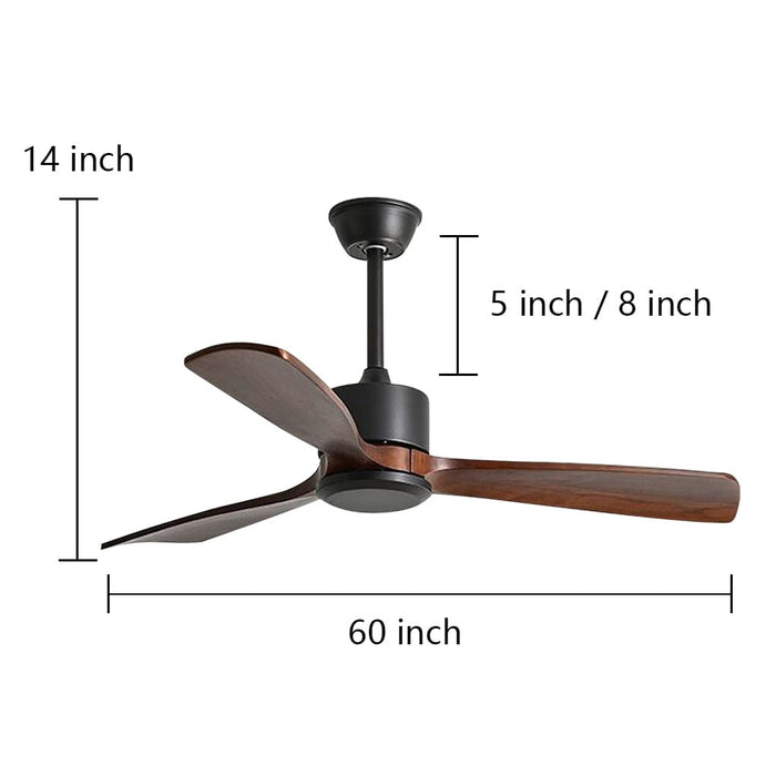 Frequency Conversion. Remote Control. Mute Ceiling Fan with Adjustable Wind Speed