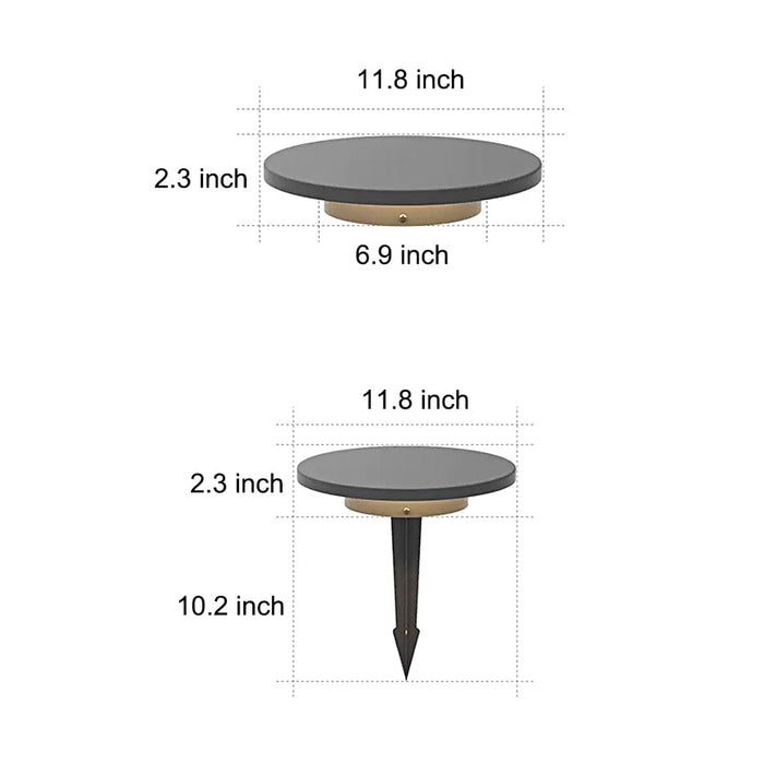 Outdoor Waterproof Grass Light Solar LED Ground Lights for Villa Garden