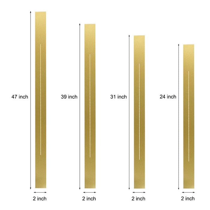 Long Strip Three Step Dimming LED Modern Wall Lights Sconces Lighting
