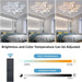 Low Profile Ceiling Fan and Light, Modern Dimmable Flower Ceiling Fan with Remote APP Control-16-ErisView