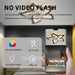 Low Profile Ceiling Fan and Light, Modern Dimmable Flower Ceiling Fan with Remote APP Control-31-ErisView