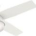 Low Profile Indoor Ceiling Fan with LED Light and Remote Control, Metal Blade Fan, Hugger Ceiling Fans-10-ErisView