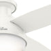 Low Profile Indoor Ceiling Fan with LED Light and Remote Control, Metal Blade Fan, Hugger Ceiling Fans-8-ErisView