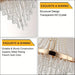 Luxury Empire Rose Gold Crystal Chandelier for Living Room Foyer Dining Room Kitchen Island Bedroom Entrance Hall-Details-ErisView