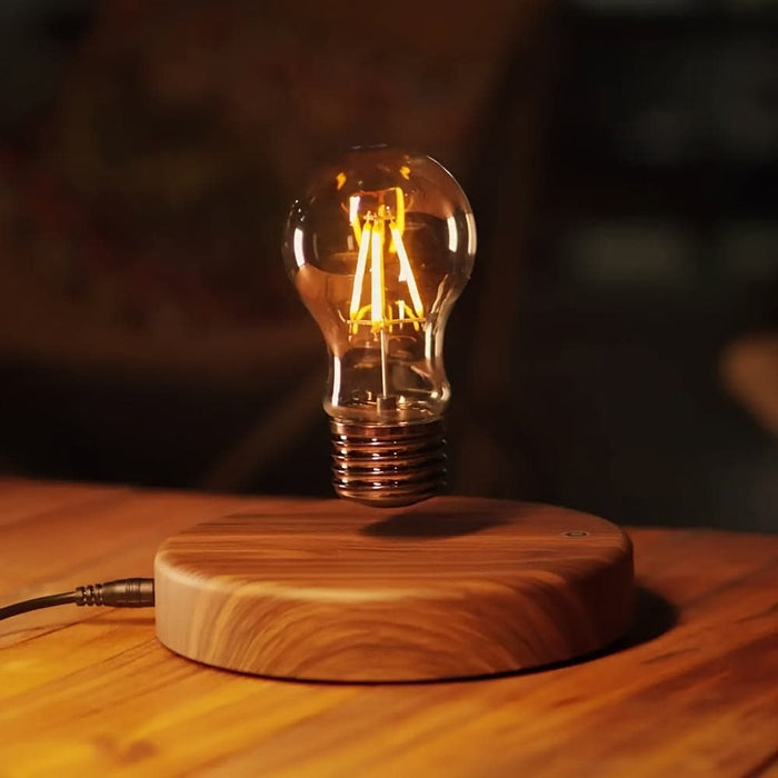 Magnetic Levitating Floating Wireless LED Light Desk Lamp Table Lamp Night Light Automatic Rotating Light, Anti-Gravity Desk Lamp for Home Office Decor-ErisView