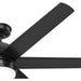 Matte Black Ceiling Fan, Ceiling Hugger Ceiling Fans, Metal Ceiling Fans-14-ErisView