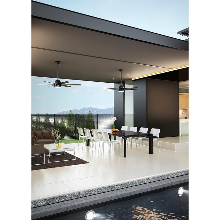 Matte Black Ceiling Fan, Ceiling Hugger Ceiling Fans, Metal Ceiling Fans-5-ErisView