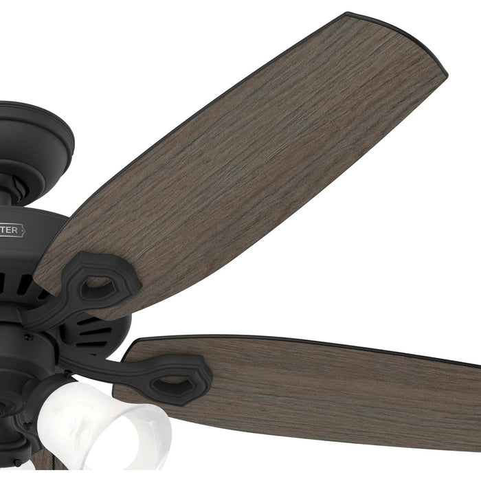 Matte Black Ceiling Fan, Home Ceiling Fan, Mid Century Modern Ceiling Fan-10-ErisView