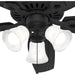 Matte Black Ceiling Fan, Home Ceiling Fan, Mid Century Modern Ceiling Fan-6-ErisView
