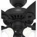 Matte Black Ceiling Fan, Home Ceiling Fan, Mid Century Modern Ceiling Fan-8-ErisView