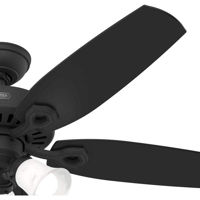 Matte Black Ceiling Fan, Home Ceiling Fan, Mid Century Modern Ceiling Fan-9-ErisView