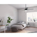 Matte Black Ceiling Fan, Hugger Ceiling Fans, Home Ceiling Fan-3-ErisView
