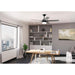 Matte Black Ceiling Fan, Hugger Ceiling Fans, Home Ceiling Fan-5-ErisView