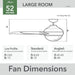Matte Black Ceiling Fan, Hugger Ceiling Fans, Home Ceiling Fan-6-ErisView